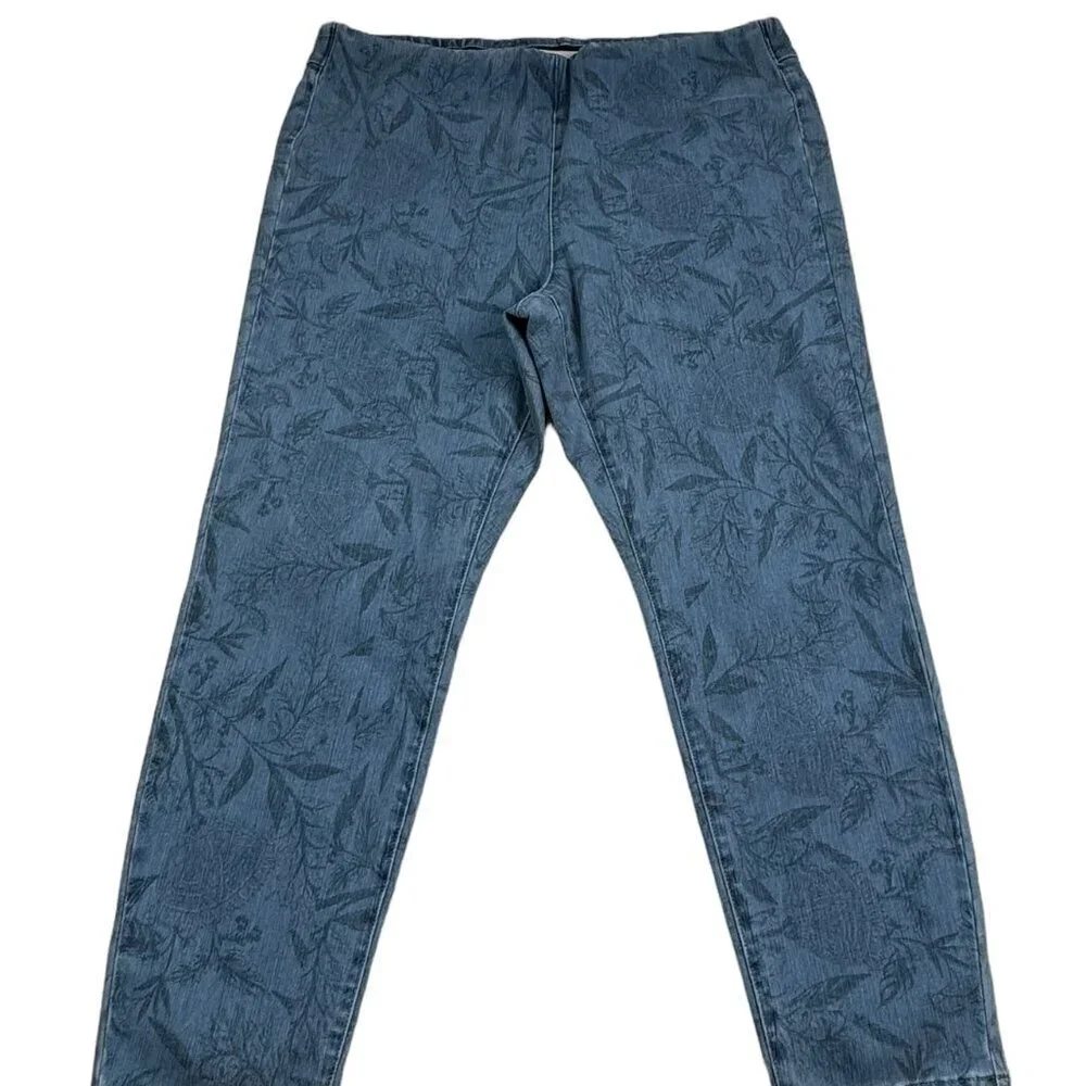 Soft Surroundings The Ultimate Leggings Slimming/Smoothing Jeans Women's SZ PXL - Picture 2 of 7